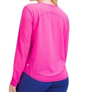 Lululemon High-Neck Running and Training Long Sleeve Shirt Sonic Pink Size 4